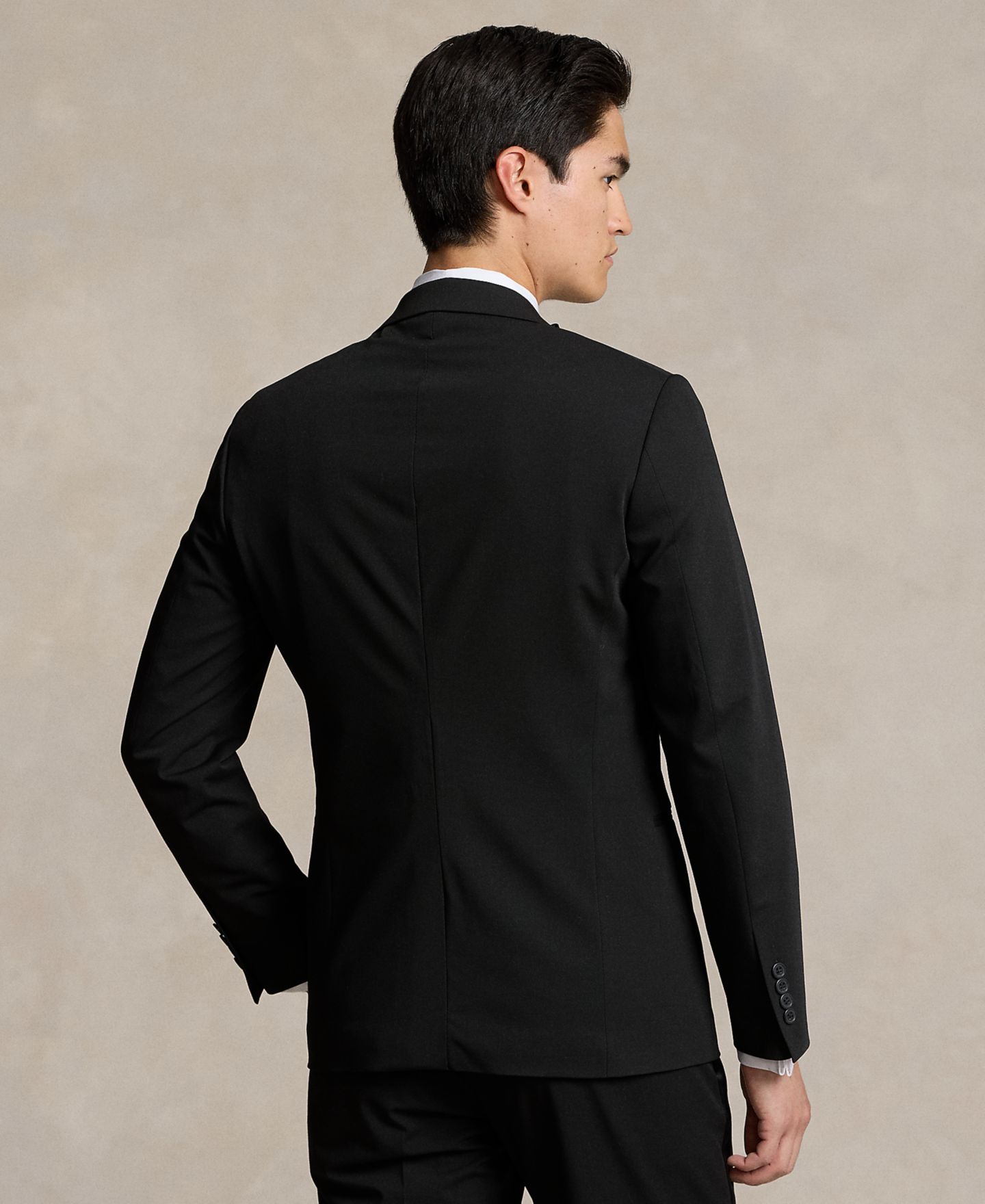 Мужской смокинг Polo Ralph Lauren Modern Performance из твила, цвет: Чёрный — фото 2