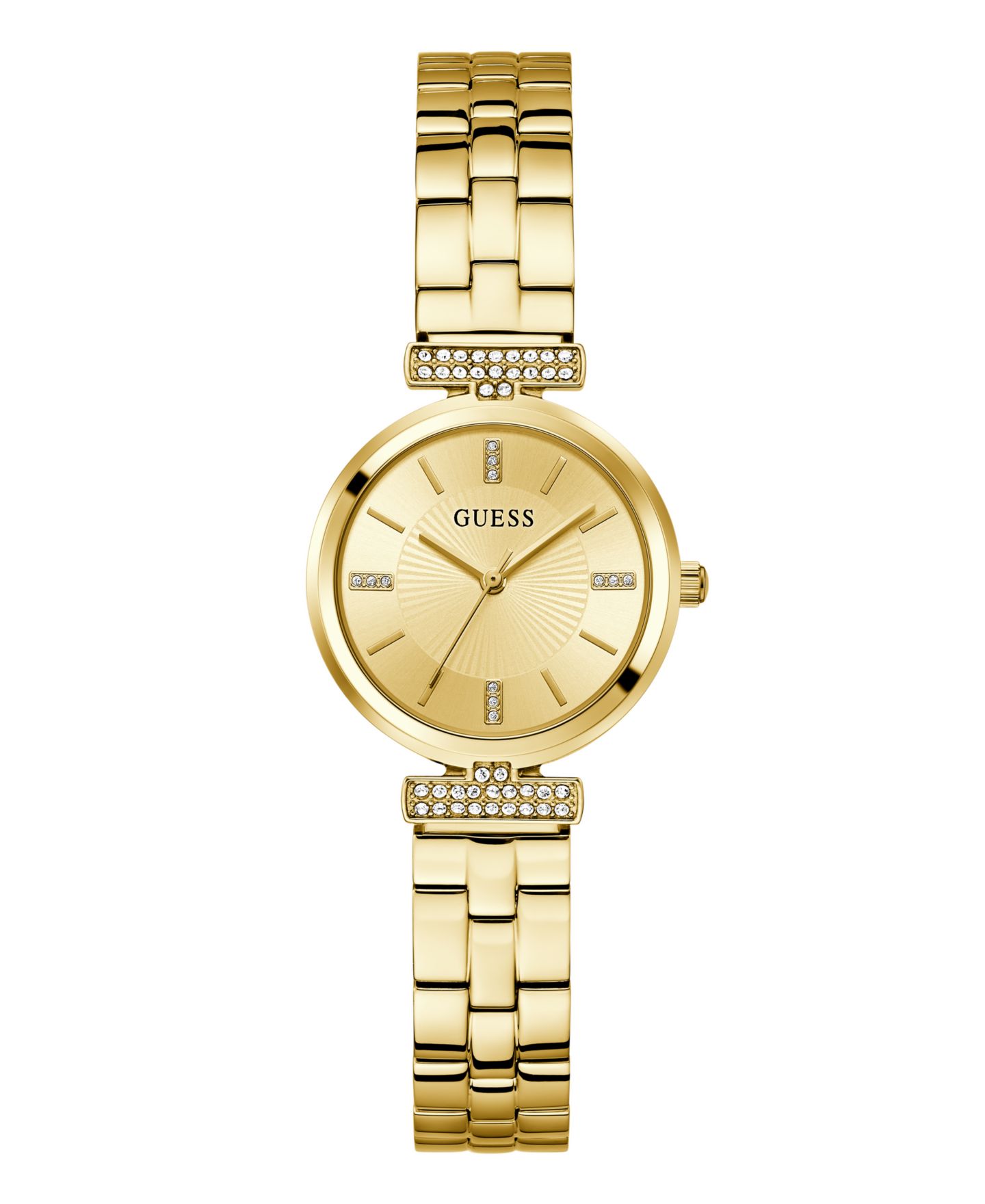 Женские часы GUESS Analog Gold Steel Watch 28mm — фото 1
