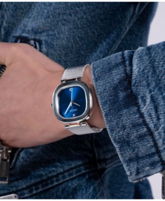 Women's Analog Silver Mesh Watch 32mm