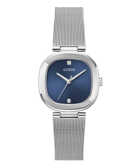 Женские часы GUESS Analog Silver Mesh Watch 32mm