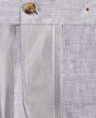 Men's Linen Cross-Dye Pants, Created for Macy's