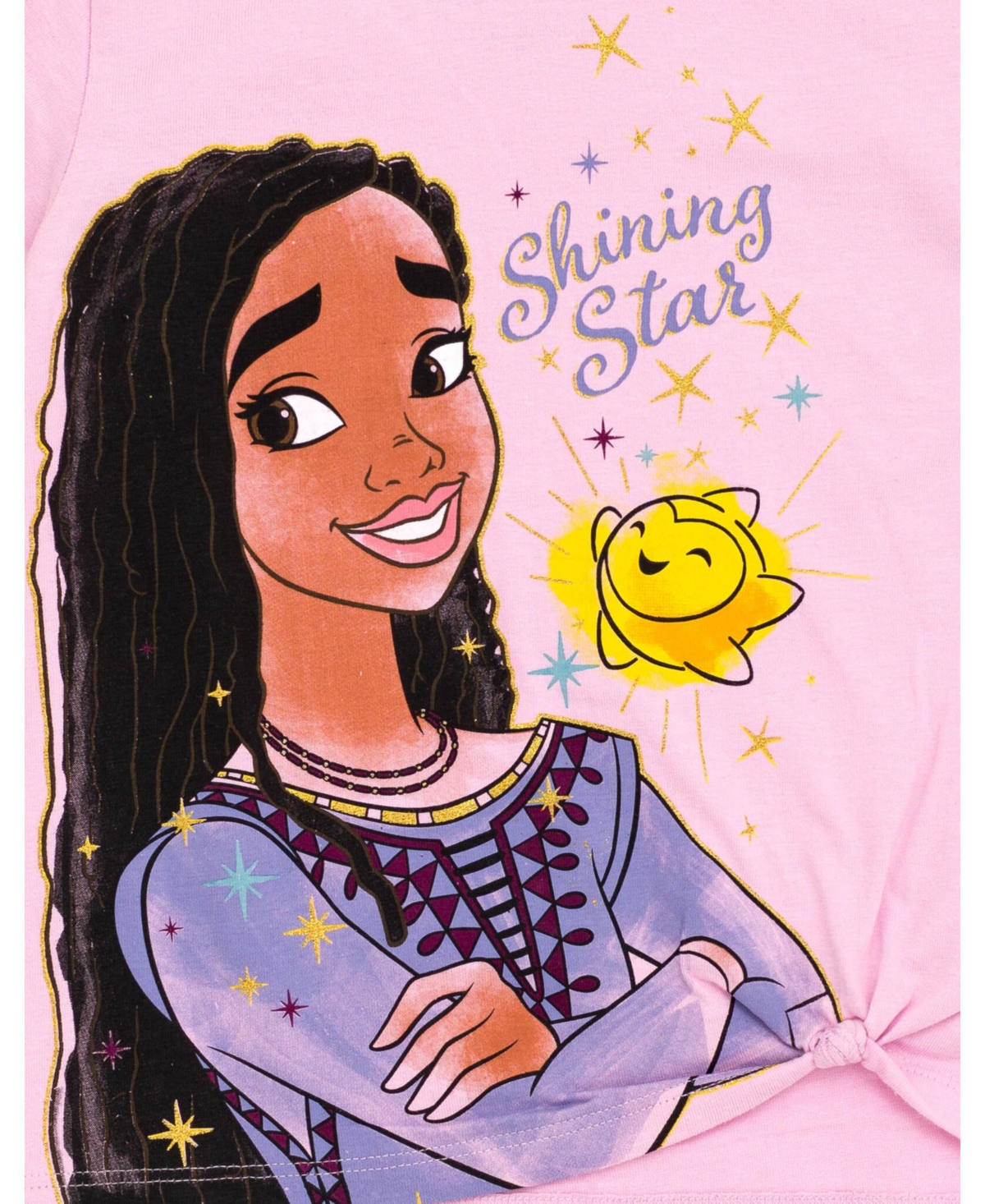 Disney Toddler Girls Wish Asha Star T-Shirt and Leggings Outfit Set to