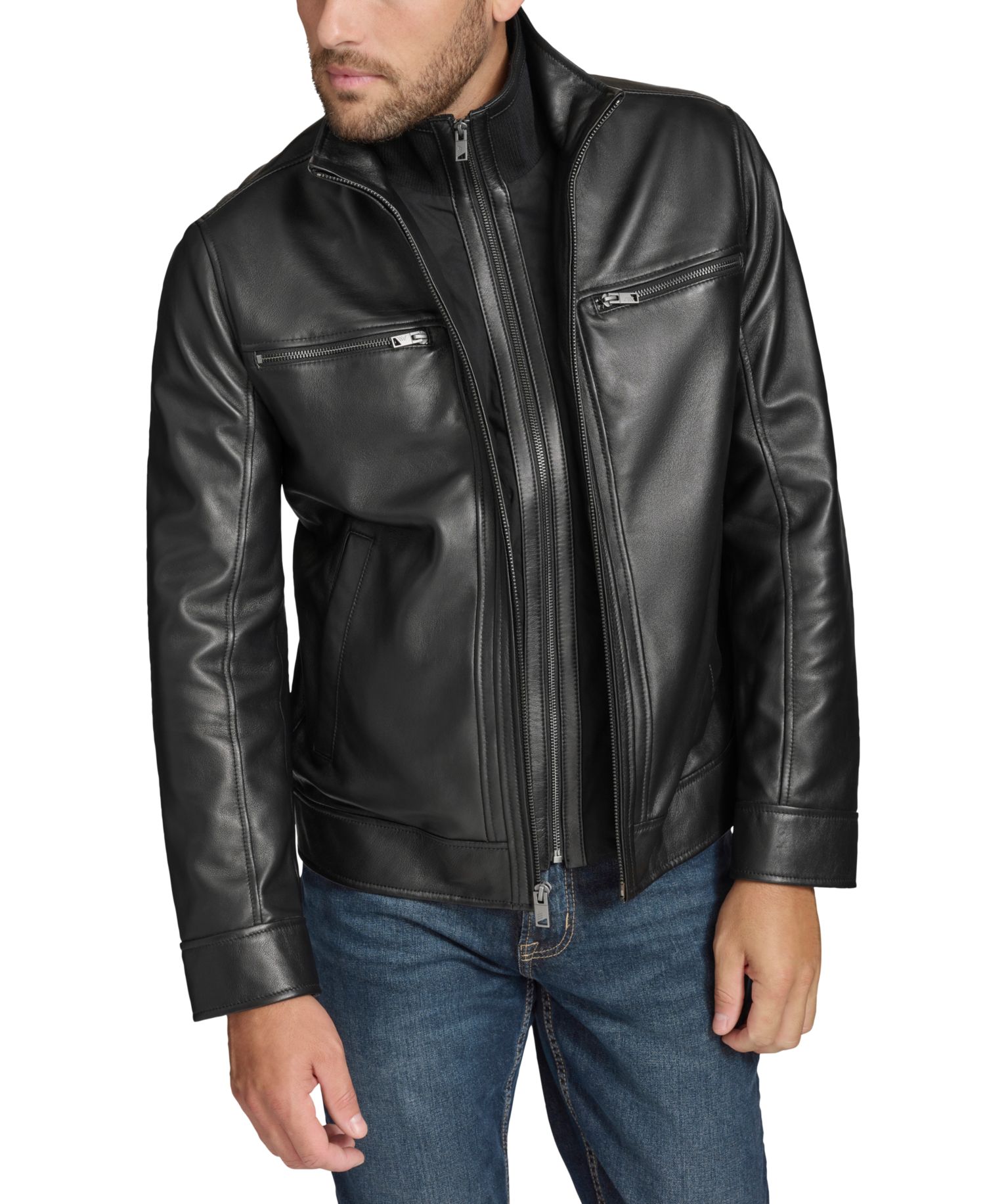 Men's Winton Genuine Leather Jacket