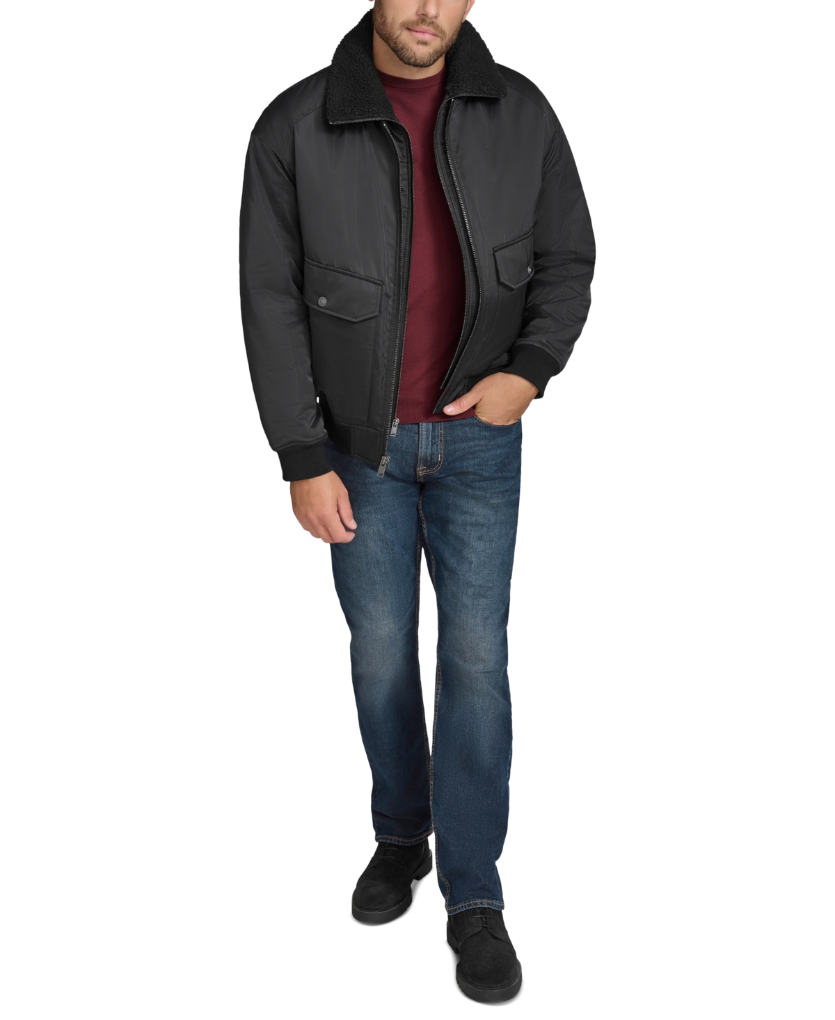 Marc New York Men's Grafton Aviator Jacket