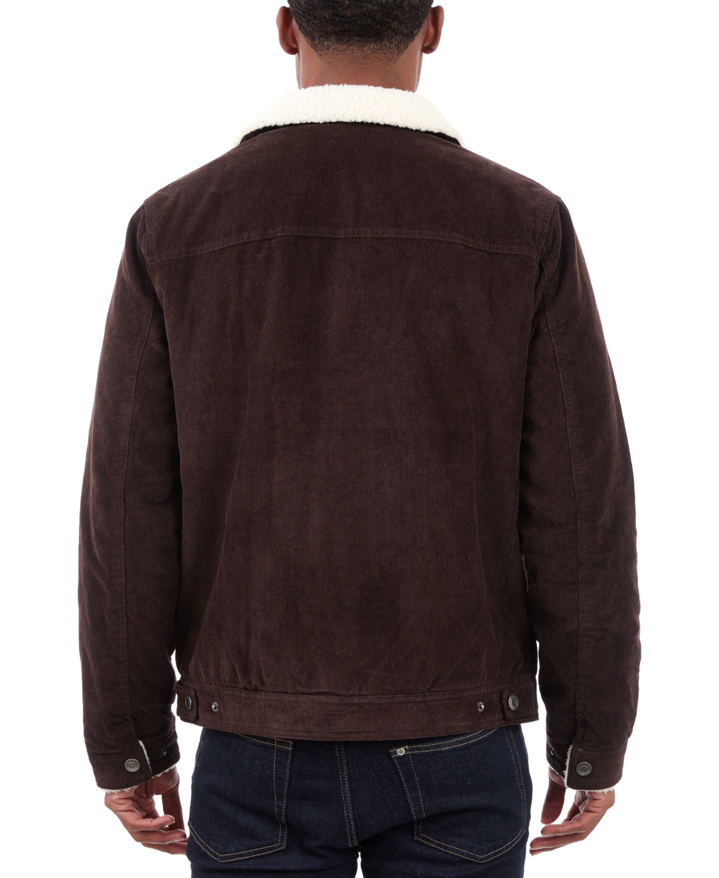 Мужская куртка Lucky Brand Corduroy Trucker, цвет: Тёмно-коричневый — фото 2
