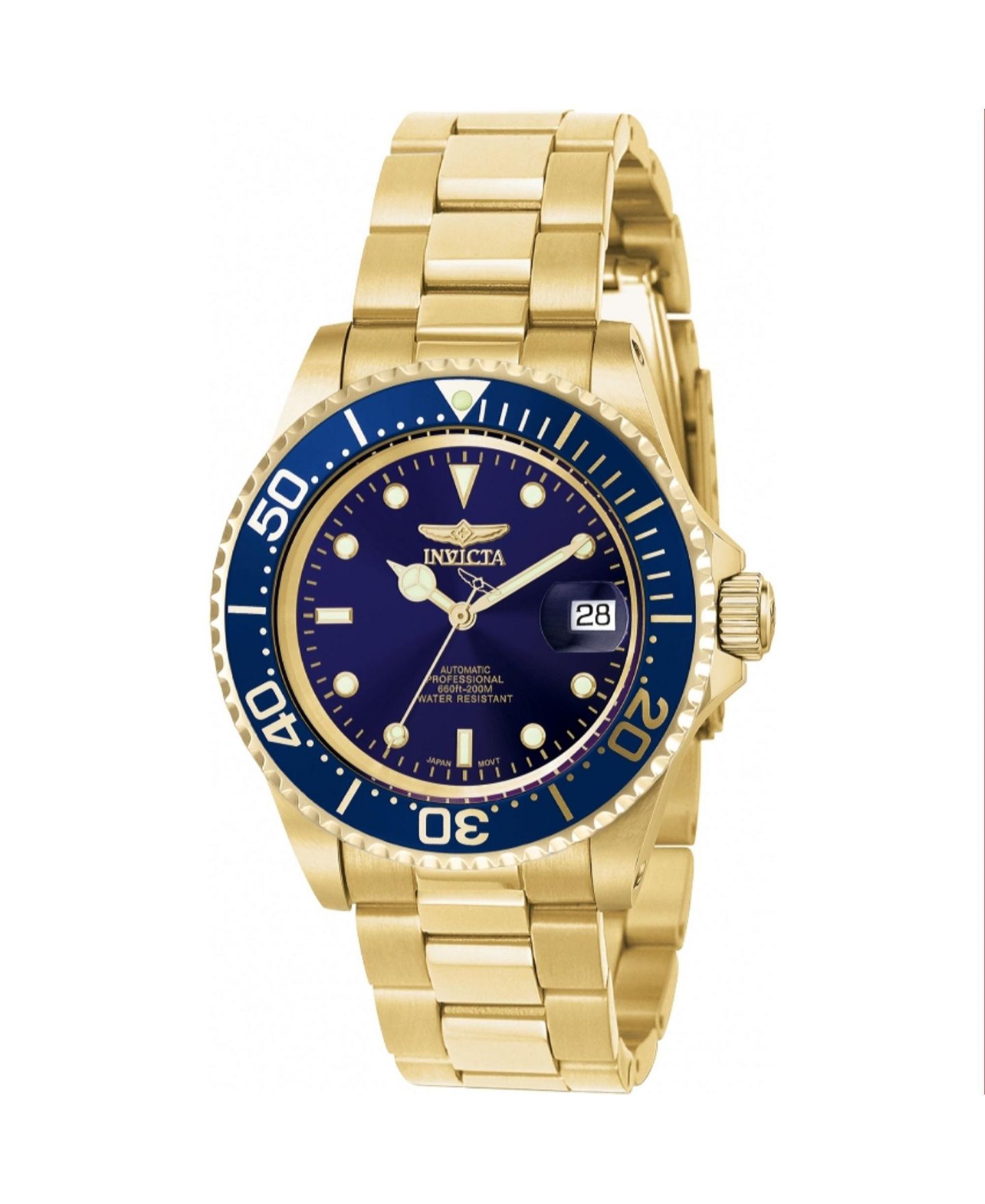 Мужские часы Invicta 8930OB Pro Diver Automatic 3 Hand Blue Dial — фото 2