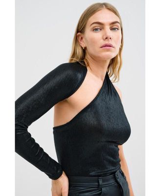 Women's Manhattan Metallic One Shoulder Top