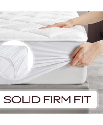 Maxi 100% Cotton Breathable Down Alternative Mattress Pad - White