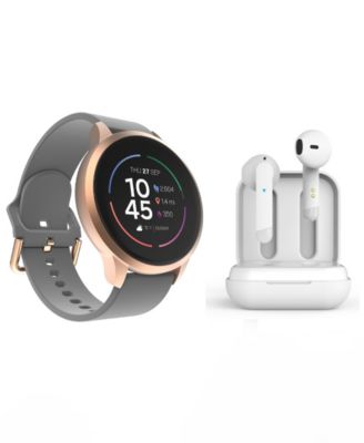 iTouch Sport 4 Unisex Silicone Strap Smartwatch 43.2mm with Wireless Earbuds Bundle Set Macy s