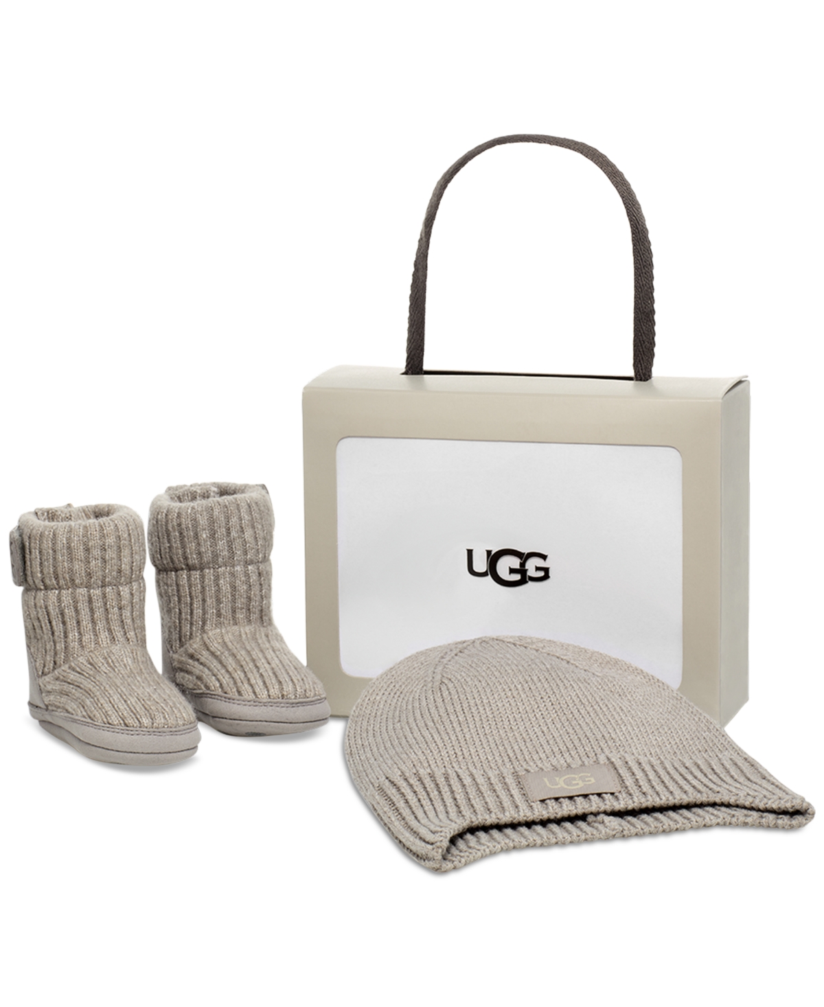 Ugg Baby Skylar Slipper Booties & Beanie
