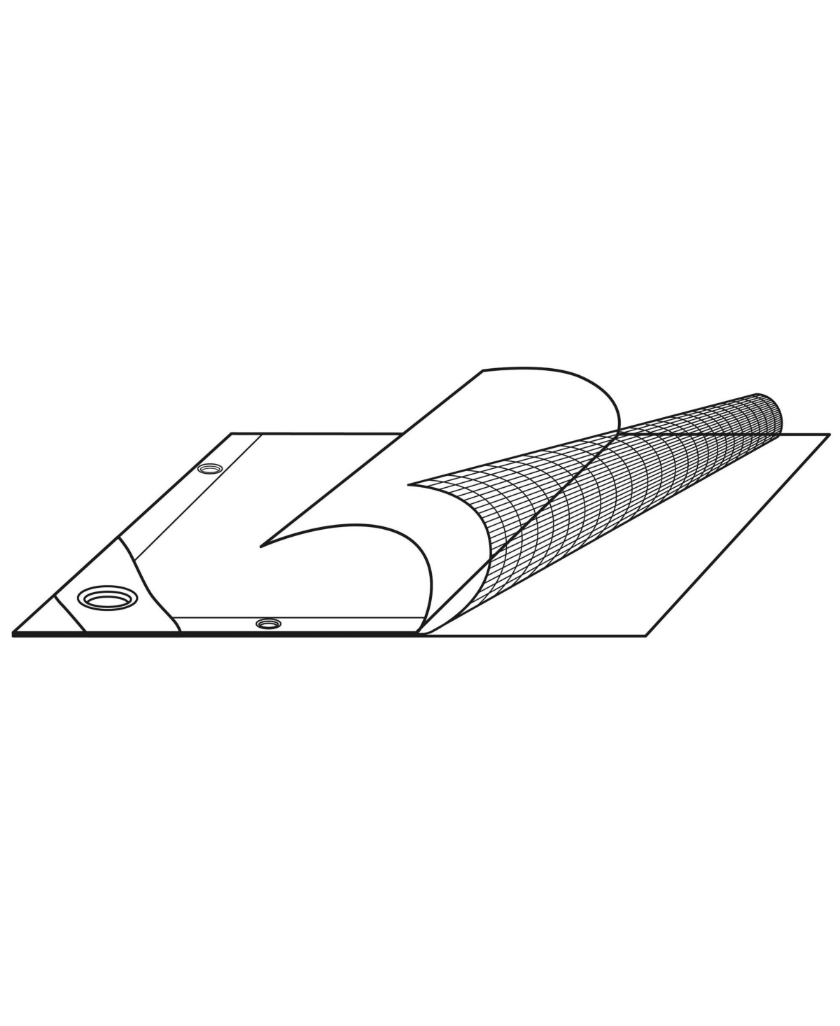 Yescom 2 Pack 12x24 Ft 10 Mil Poly Tarp Protective Cover Tarpaulin Outdoor Waterproof