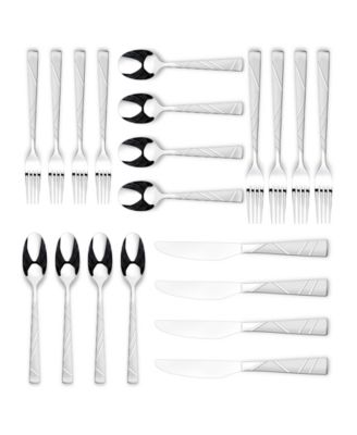 Jonah Sand 20 Piece Flatware Set, Service for 4 
