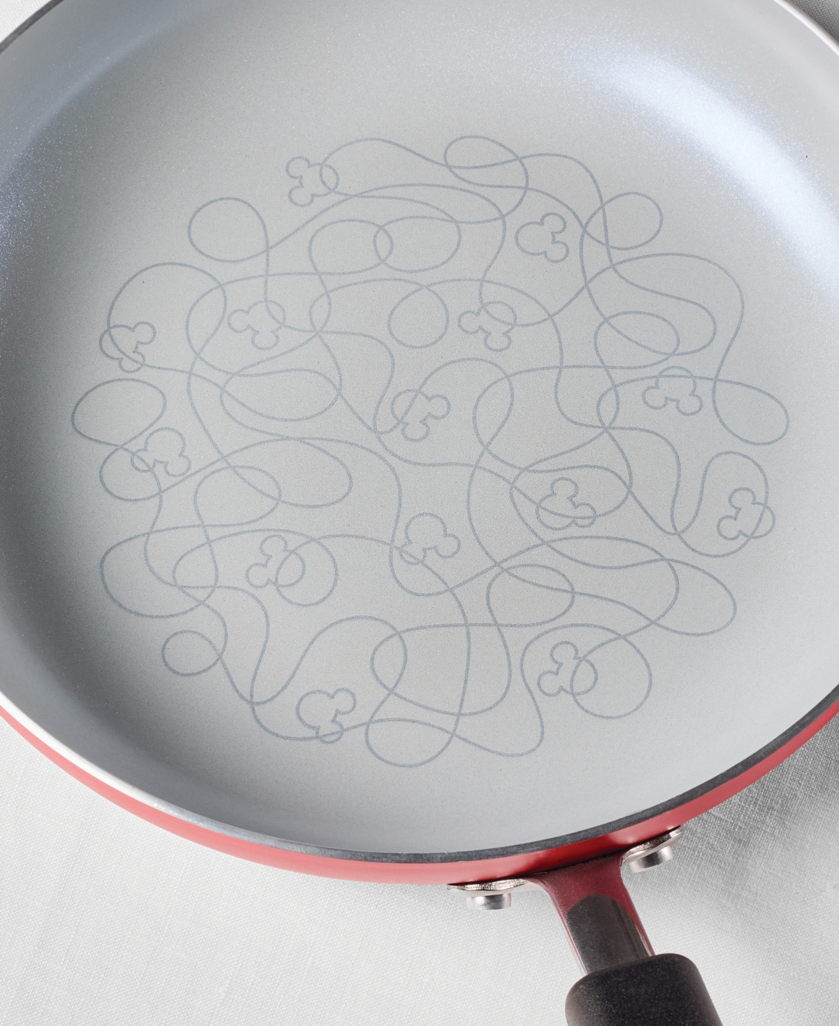 Farberware Disney 9.5" Ceramic Nonstick Frying Pan In Red