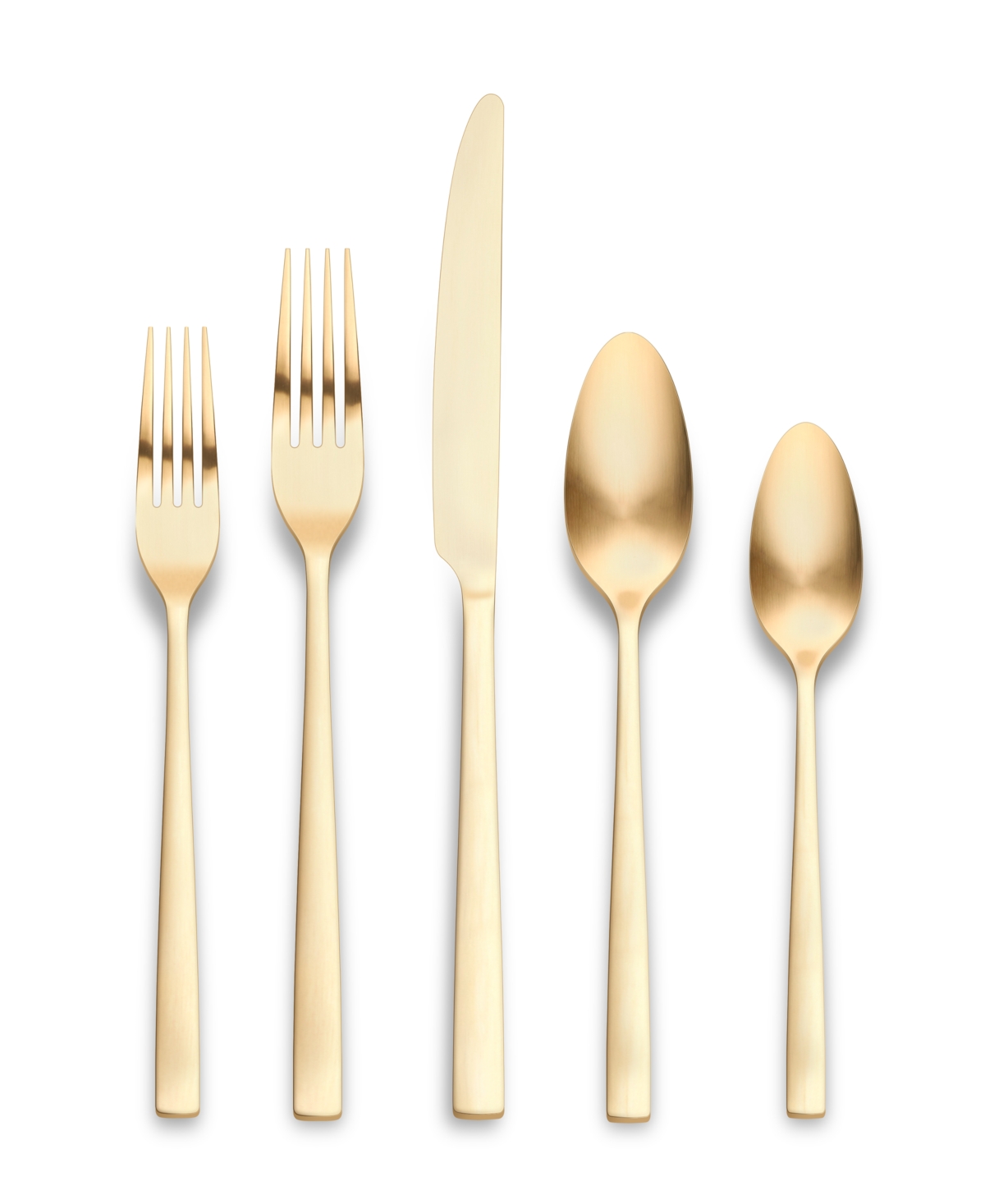 Ornative Lola 20 Piece Flatware Set, Service For 4 In Gold