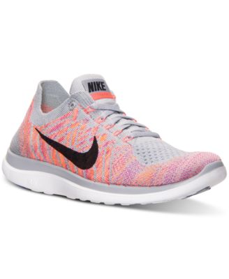 Nike - Women's Free Flyknit 4.0 Running Sneakers from Finish Line
