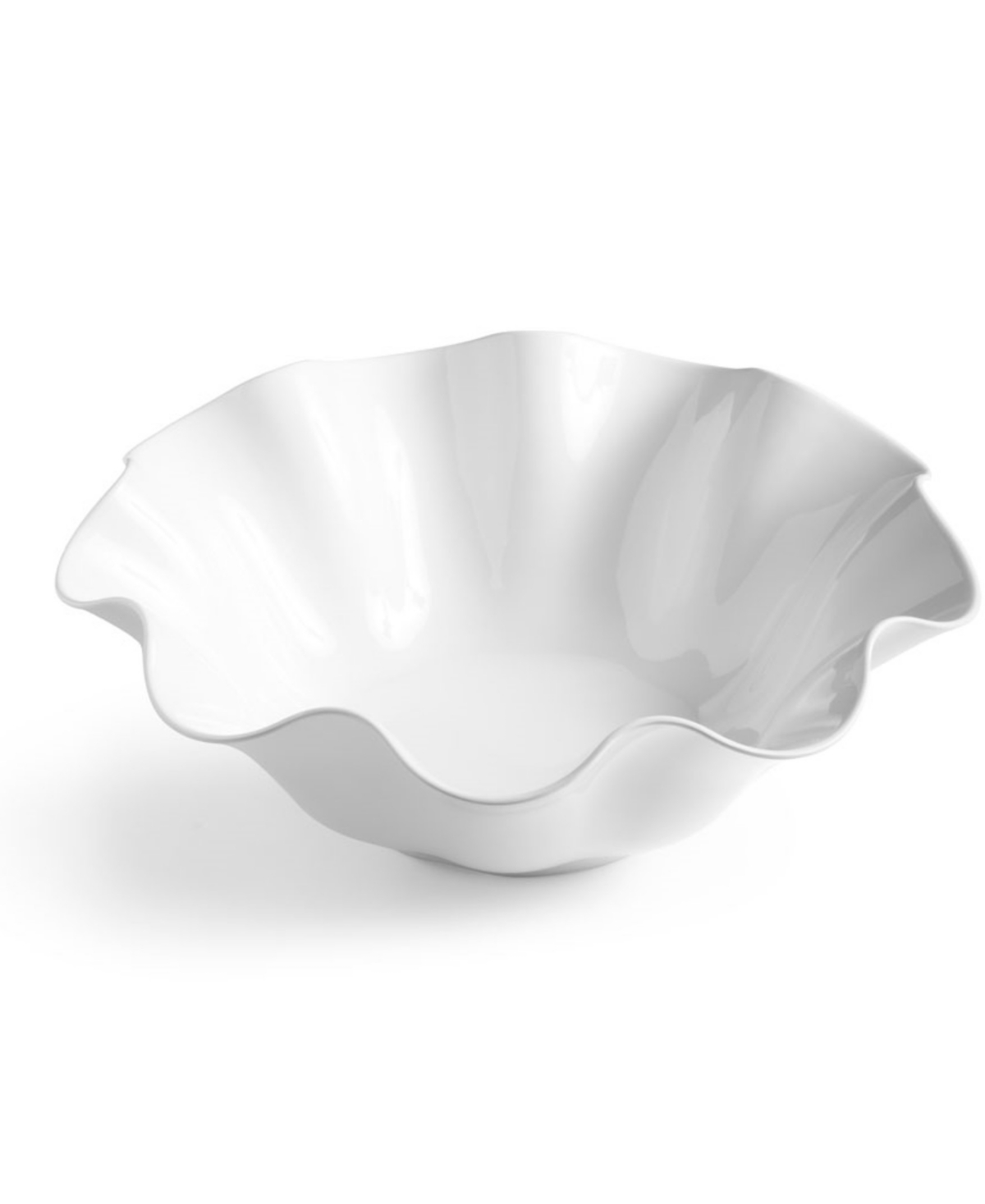 Clam Serving Bowl - White