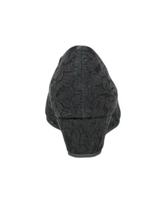 Women's Candra Peep Toe Wedge Dress Pumps