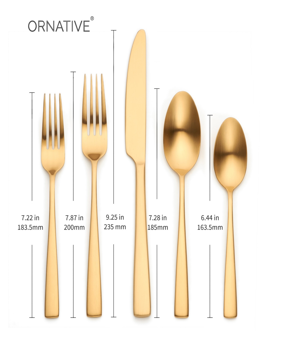 Ornative Adila Piece Flatware Set, Service for 4