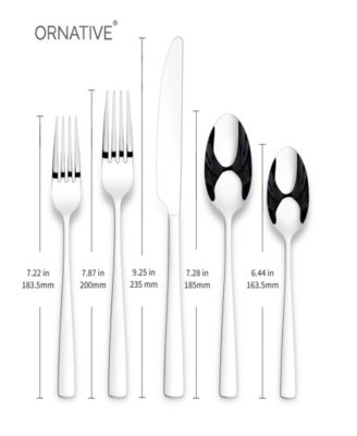 Adila Mirror 20 Piece Flatware Set, Service for 4 