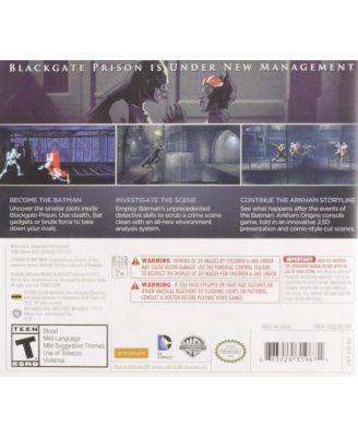 Batman: Arkham Origins Blackgate - Nintendo 3DS