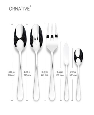 Noa Mirror 45 Piece Flatware Set, Service for 8 