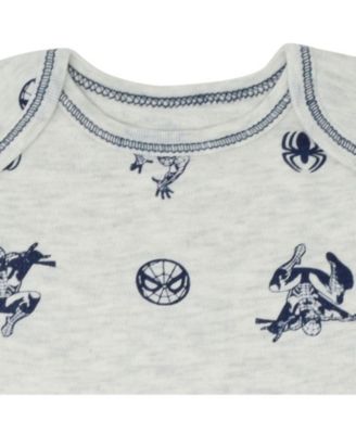 Baby Boys Spider-Man 5 Pack Bodysuits