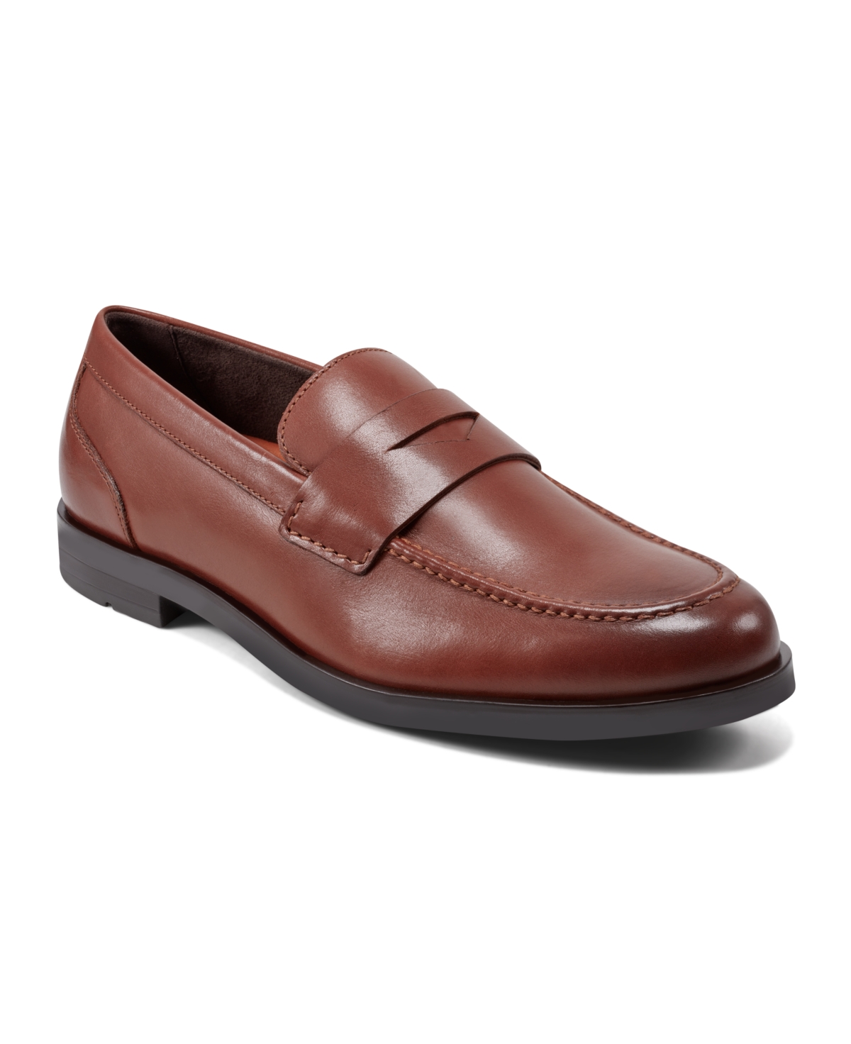 Men's Soren Dress Slip-on Penny Loafers - Dark Natural Leather