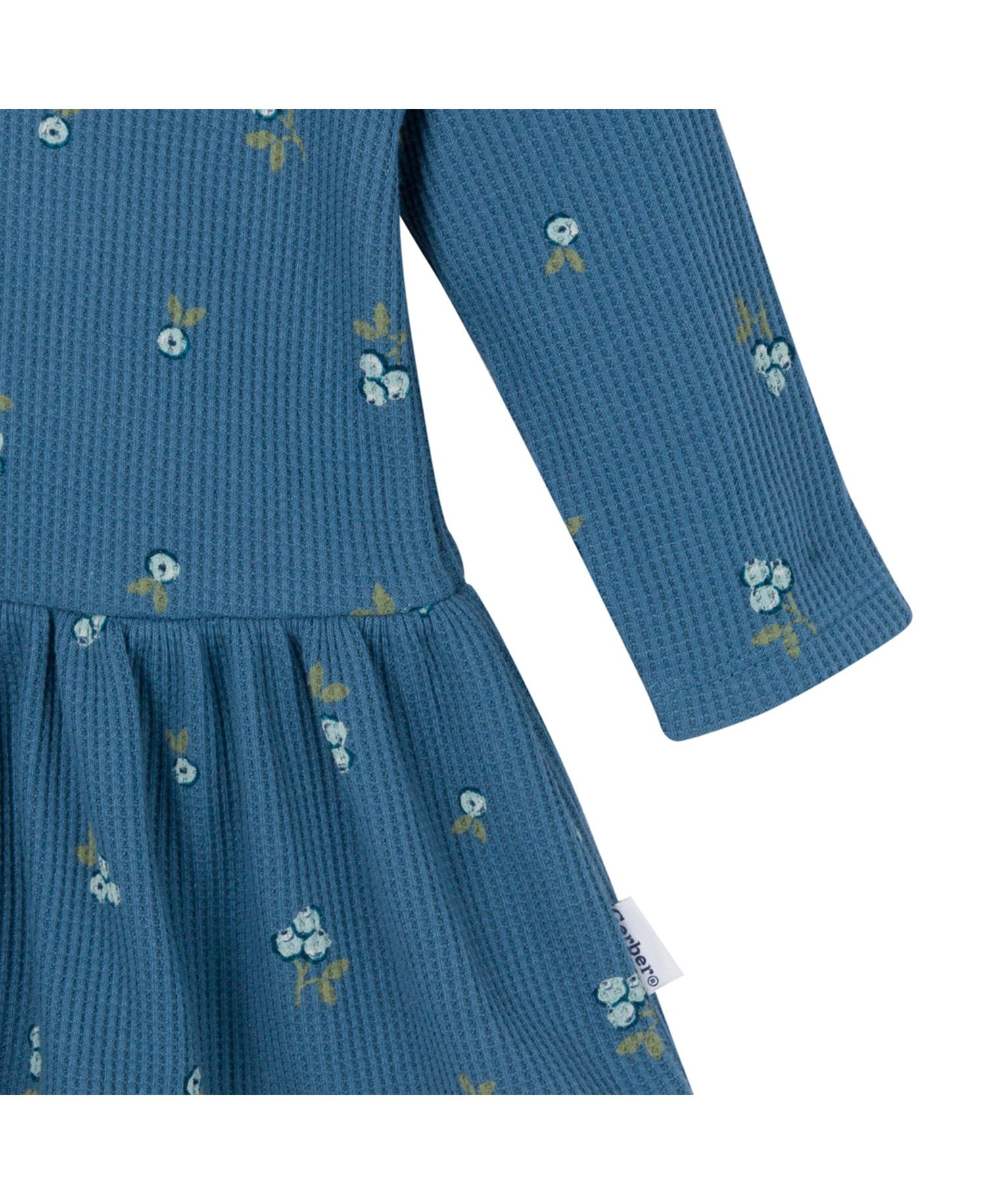 Baby Girls Long Sleeve Dress and Diaper Cover Set, 2 Piece