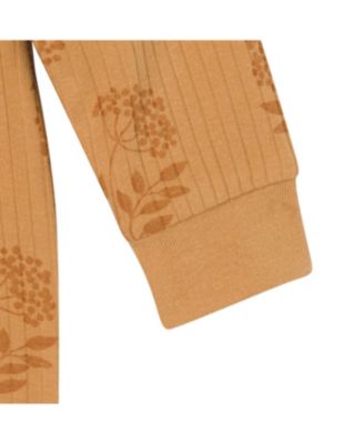 Baby Girls Ruffled Long Sleeve Romper