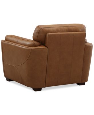 CLOSEOUT! Korder Leather Chair, Created for Macy's
