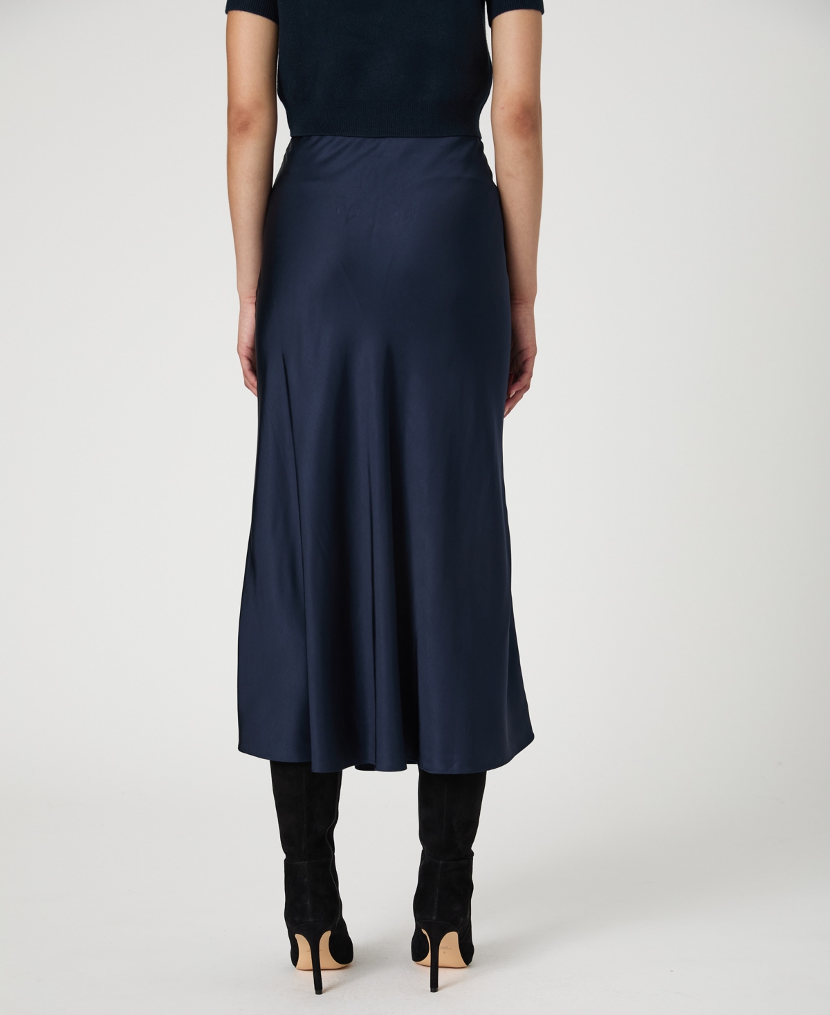 French Connection Women's Ennis Satin Midi Skirt