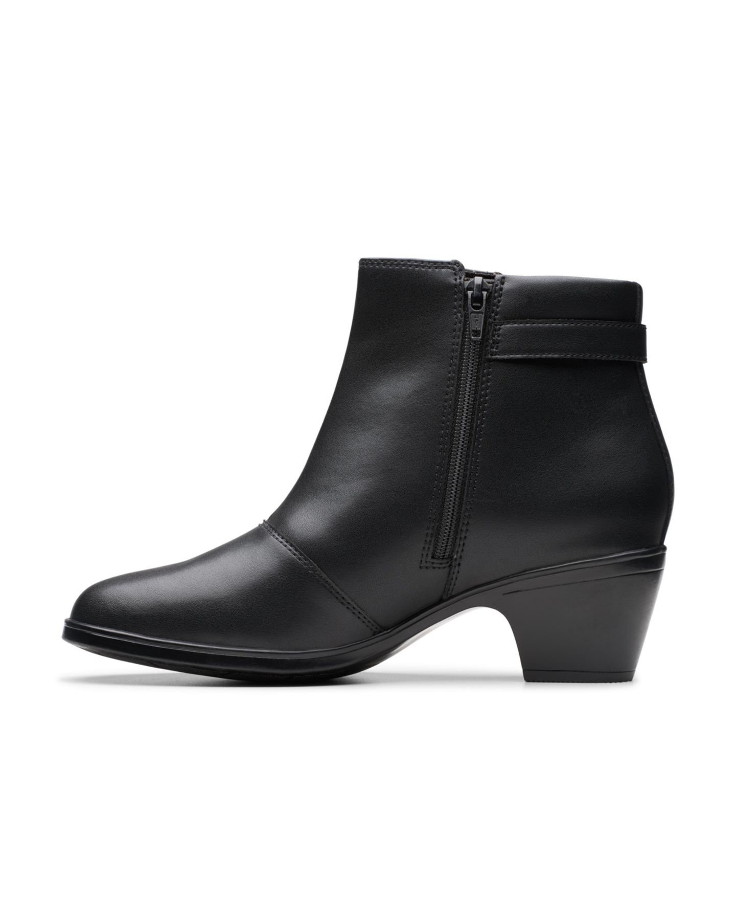 Женские ботинки Clarks Collection Emily 2 Belle, цвет: Чёрный кожаный — фото 9