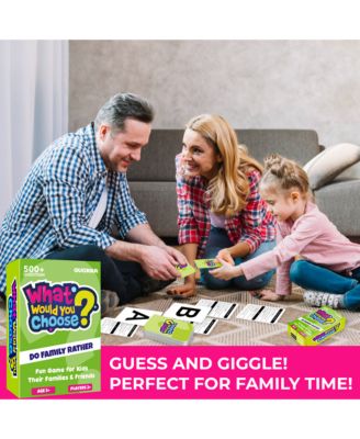 What Would You Choose - Family Card Game for Kids Ages 6-8