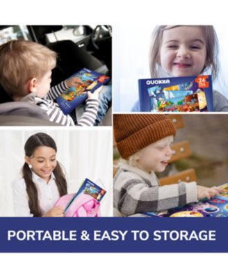 20/24/36 Pcs Travel Magnetic Puzzles for Toddlers 3-5