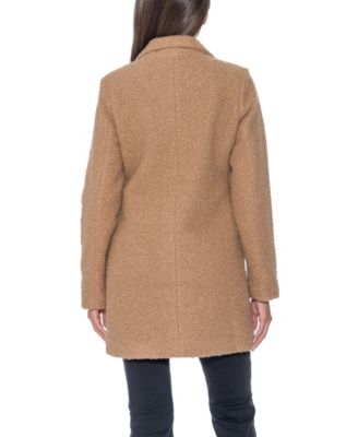 Women's Boucle Double Breasted Walking Coat