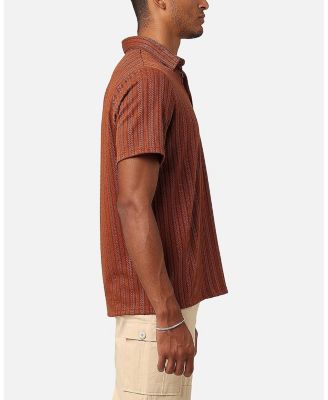Men's Herringbone Cable Polo Shirt