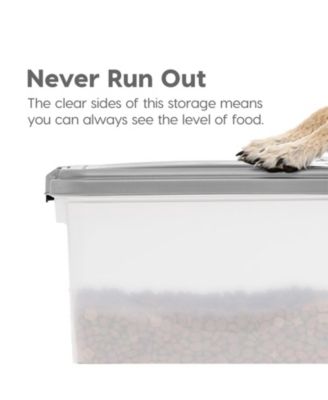 3-Piece 45 Qt WeatherPro Airtight Pet Food Storage Container Combo with Scoop