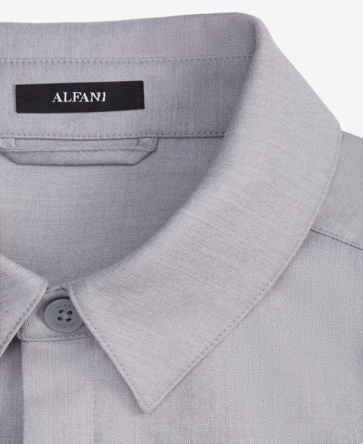 Alfani Men's Clean One Pocket Heathered Shirt Jacket, Created for Macy's