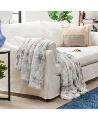 Premium Double-Sided Faux Fur Throw Blanket Soft, Plush & Cozy for Sofa, Couch, Bed, or Living Room Decor & Gifts.