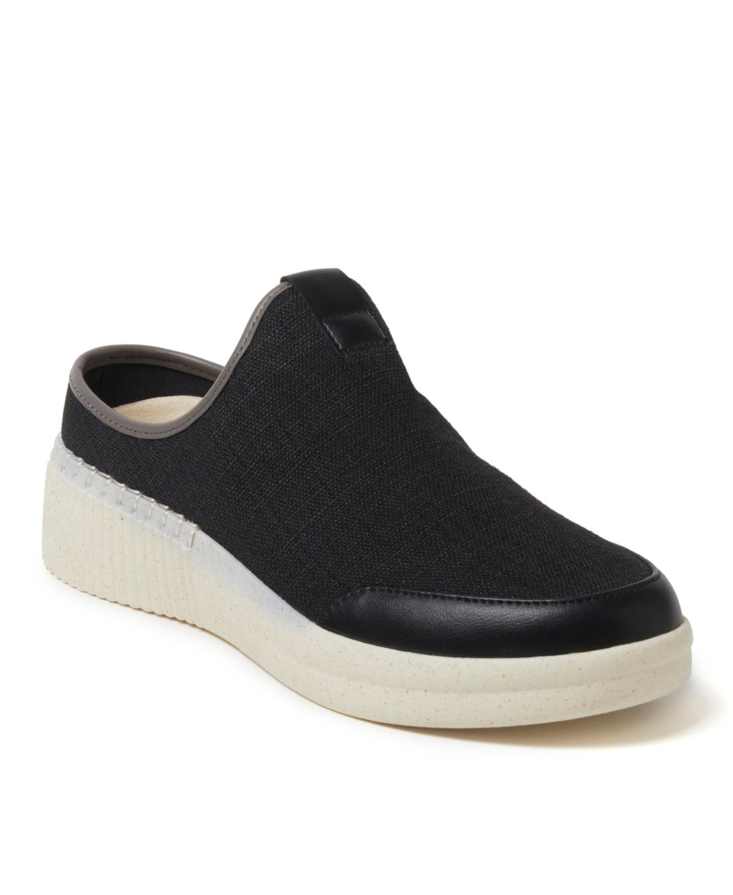 Женские кроссовки Dearfoams Lila Mule Slip On, цвет: Чёрный — фото 1