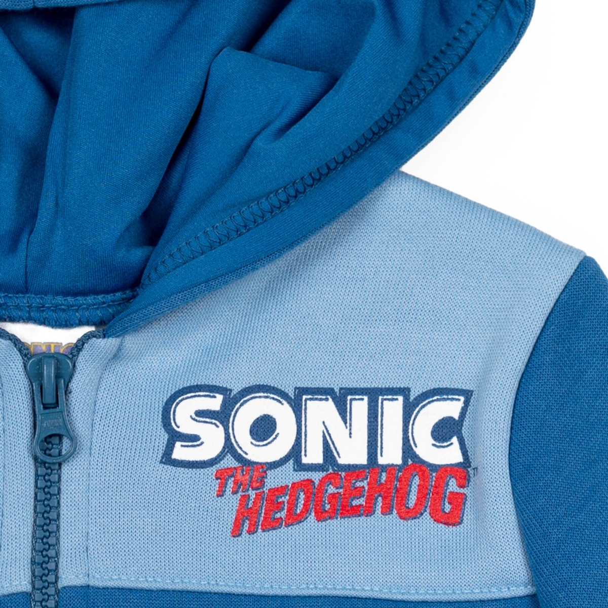 Sega Boys Sonic the Hedgehog Fleece Half Zip Hoodie to