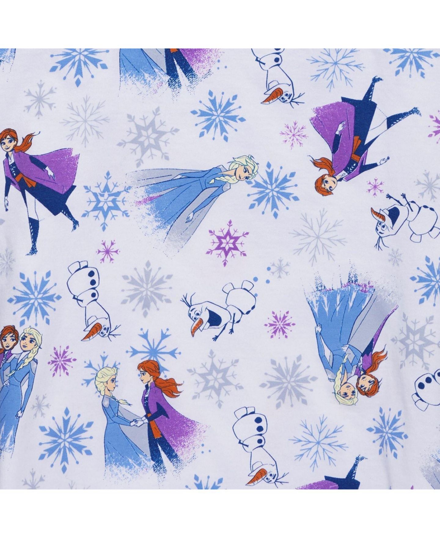 Платье Frozen Disney Elsa Princess Anna Olaf Christmas Skater Dress to для девочек, цвет: Белый / Фиолетовый — фото 6