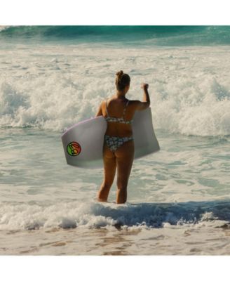 T-10 40" Bodyboard, Clipped Crescent Tail Body Board with HDPE Slick PE Core, 8lb Green Cell Deck for Surfing Beach