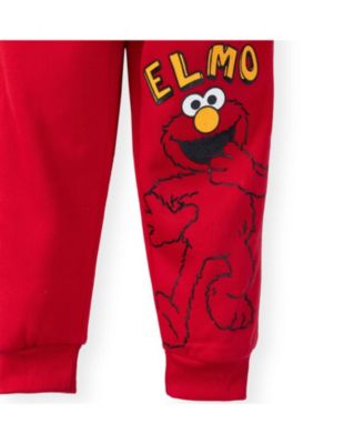 Baby Boys Baby Elmo Cookie Monster Oscar the Grouch Fleece 3 Pack Pants 