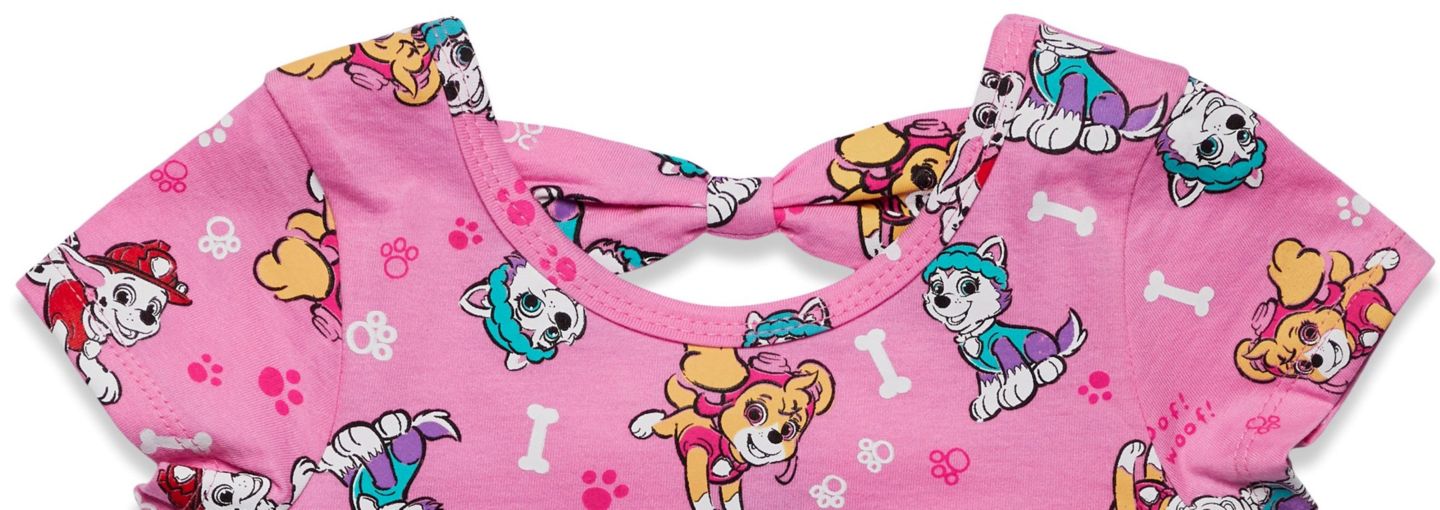 Платье Paw Patrol Nickelodeon Skye Marshall Everest Skater Dress to для девочек, цвет: Розовый — фото 6