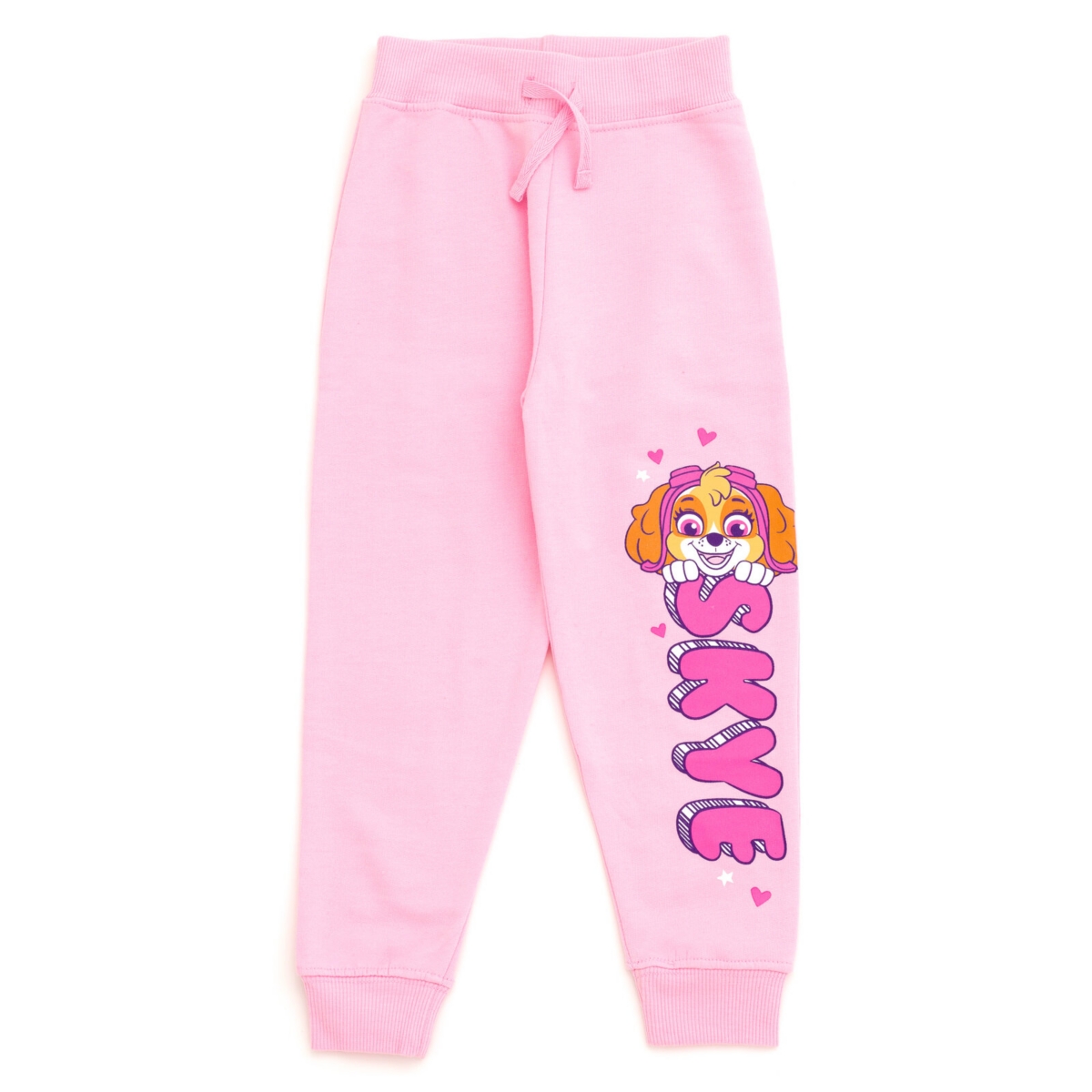 Paw Patrol Girls Fleece 3 Pack Pants to (2T - 7-8) -/ purple / oatmeal