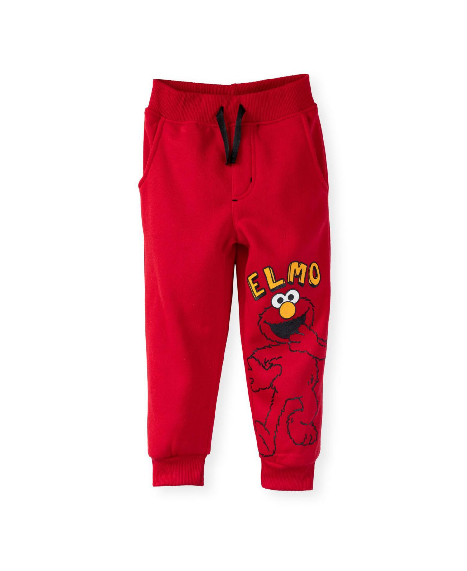 Little Boys Elmo Cookie Monster Oscar the Grouch Fleece 3 Pack Pants to