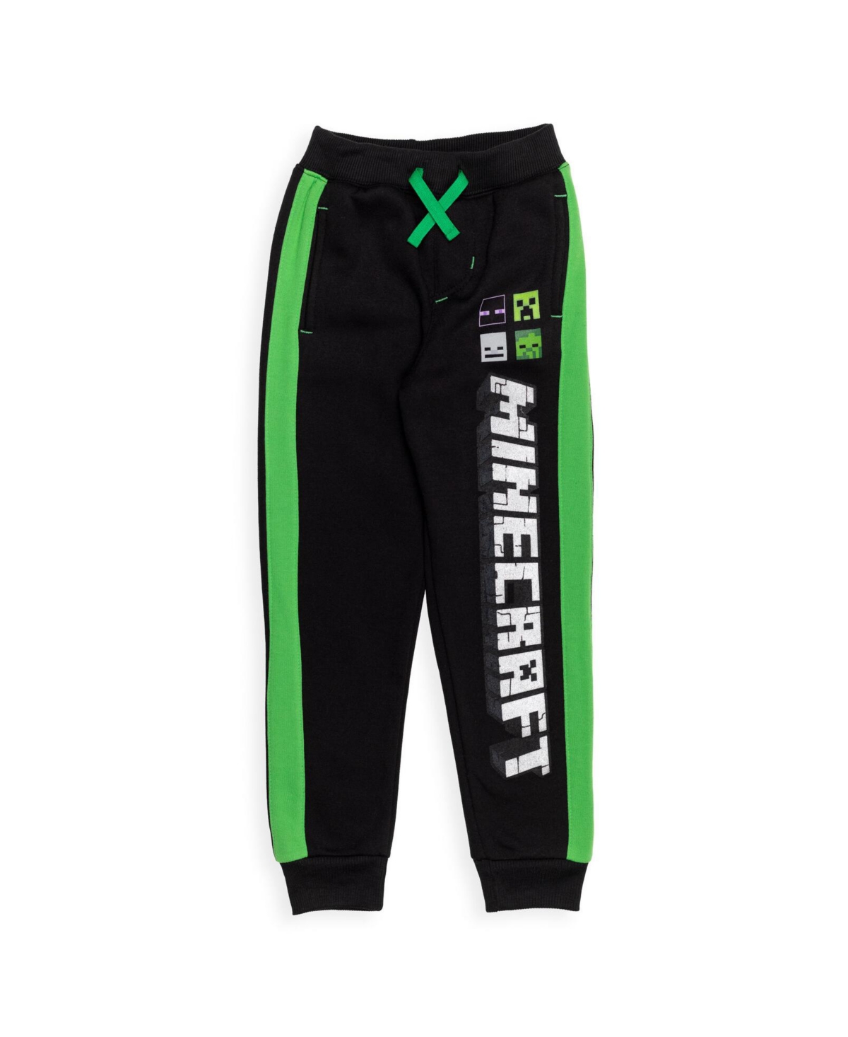 Minecraft Boys Fleece 2 Pack Jogger Pants to -/ green / grey