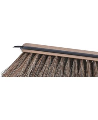 Brush &amp; Dustpan Set, Synthetic Grey &amp; White Bristles with Plastic Dustpan