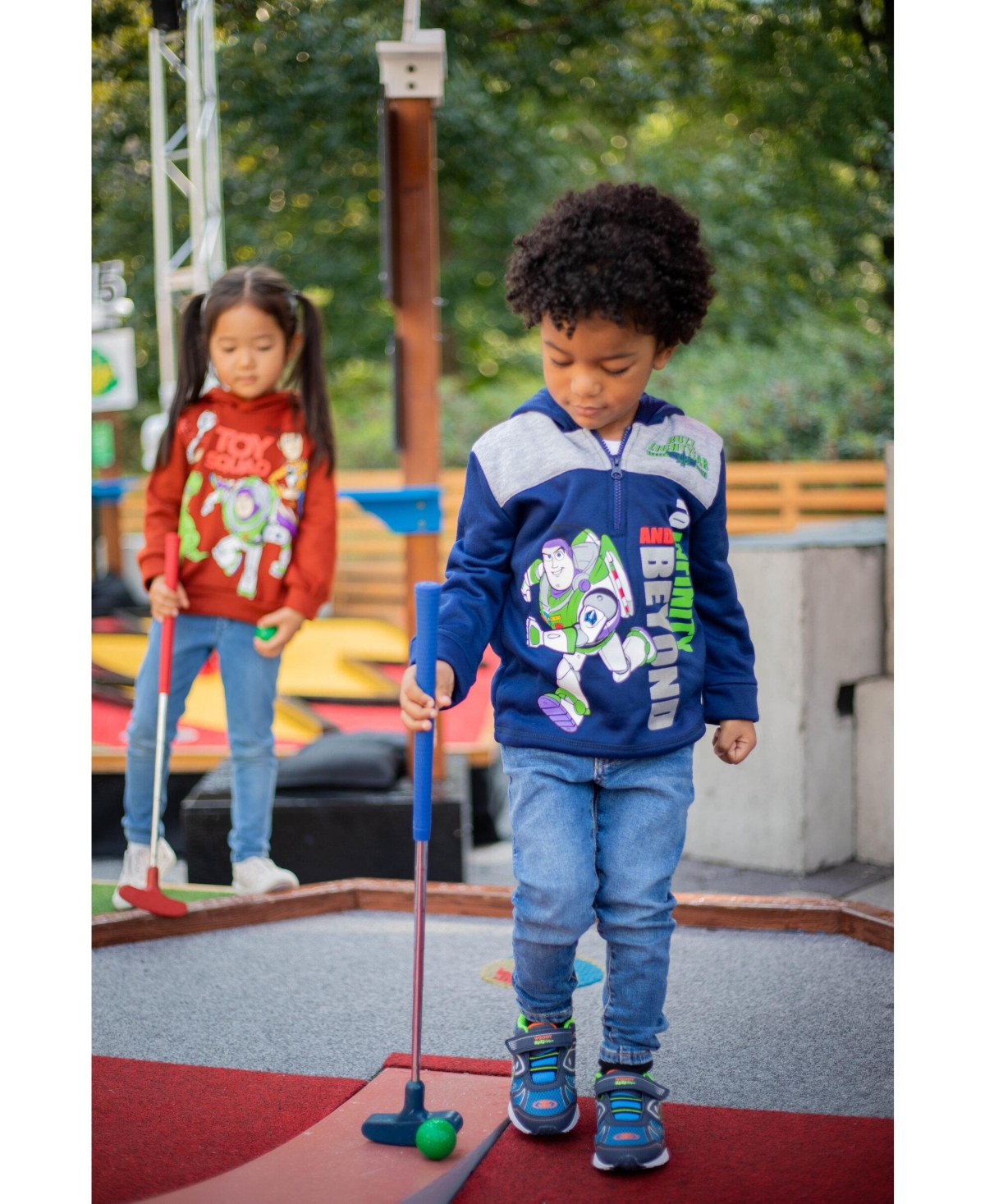Disney Baby Boys Fleece Half Zip Hoodie to (12 Months - 18-20)